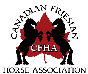 canadian friesian horse association logo websize